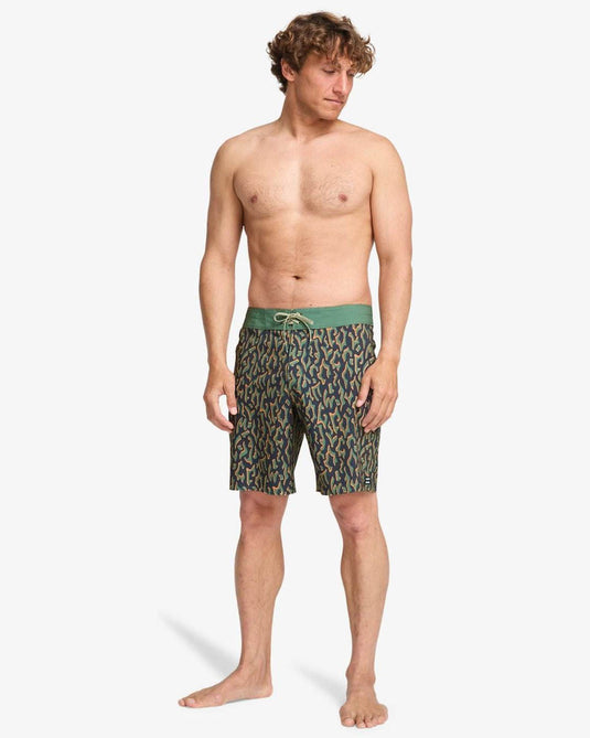 Billabong Men's Sundays Pro Boardshorts Green EBYBS00132-GLW5
