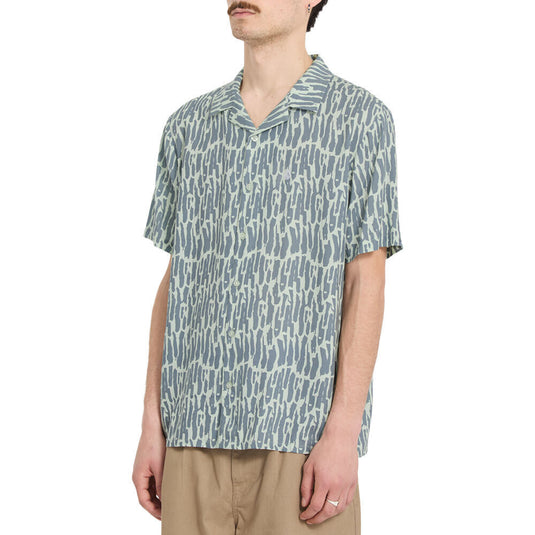Volcom Men's Boldstone Shirt Tradewinds A0412614_TWD