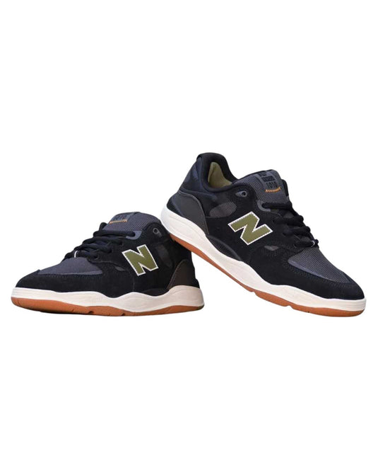 New Balance Men's Numeric Tiago Lemos 1010 Shoes Black/Dark Olivine UN1010A