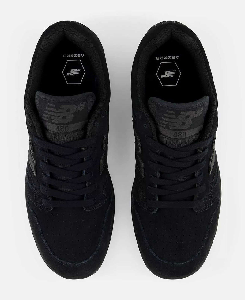 Load image into Gallery viewer, New Balance Men's Numeric 480 Shoes Black UN480BST
