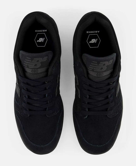 New Balance Men's Numeric 480 Shoes Black UN480BST