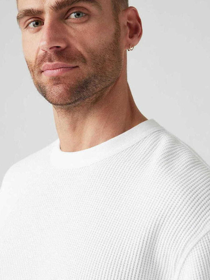 Load image into Gallery viewer, Levi's Men's Long-sleeve Relaxed Thermal Garment Dye Shirt White 009NP-0000
