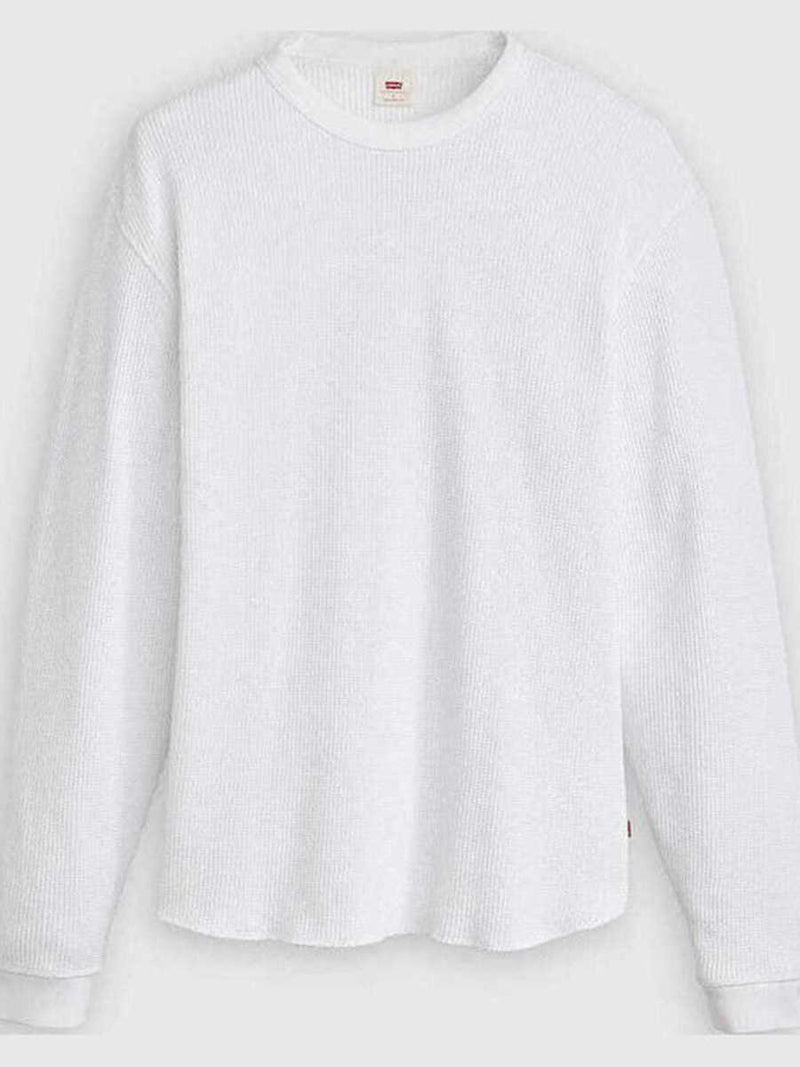 Load image into Gallery viewer, Levi's Men's Long-sleeve Relaxed Thermal Garment Dye Shirt White 009NP-0000
