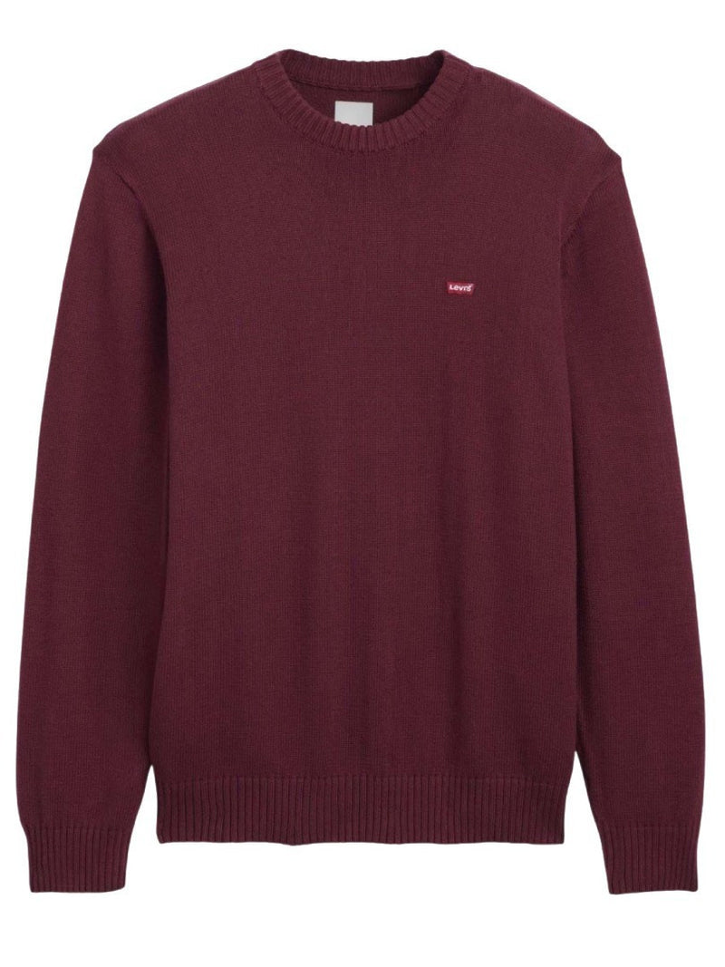 Load image into Gallery viewer, Levi's Men's Classic Housemark Crewneck Sweatshirt Red 0002E0015
