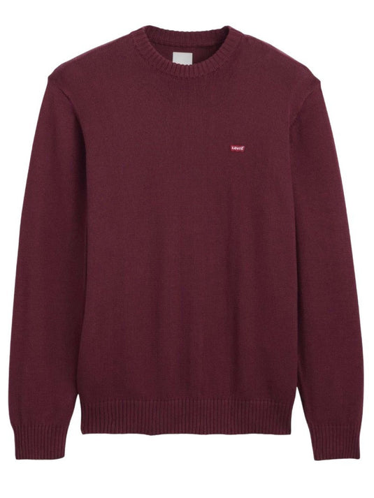 Levi's Men's Classic Housemark Crewneck Sweatshirt Red 0002E0015
