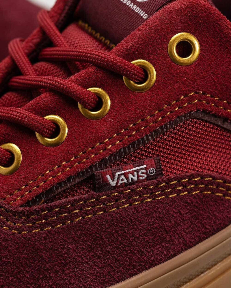 Load image into Gallery viewer, Vans Unisex Skate Era Wafflecup Dark Red/Gum VN000EF0BG7

