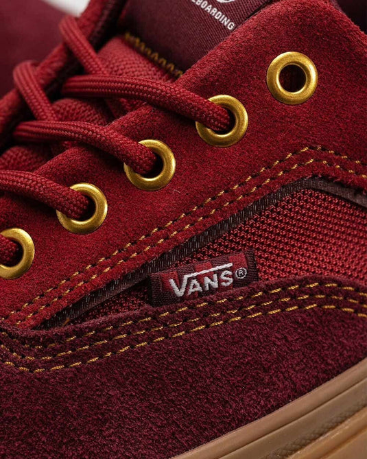 Vans Unisex Skate Era Wafflecup Dark Red/Gum VN000EF0BG7