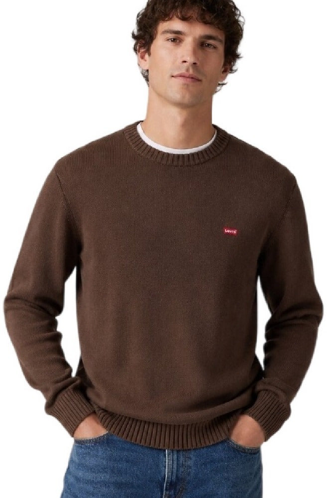 Load image into Gallery viewer, Levi's Men's Classic HM Sweater Coffe 0002E0039
