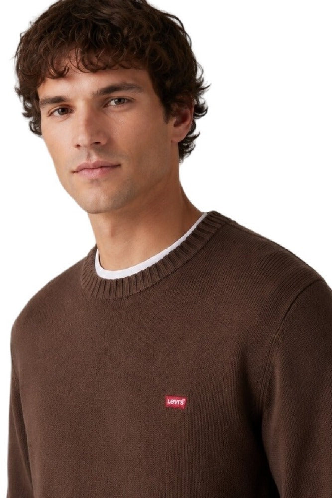 Load image into Gallery viewer, Levi's Men's Classic HM Sweater Coffe 0002E0039
