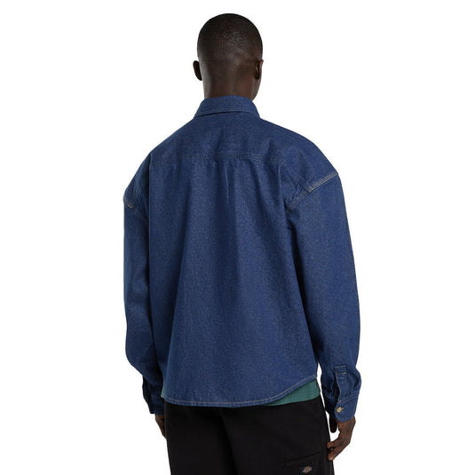Dickies Men's Mechanic Denim Shirt Raw DK0A8CJ9RAW