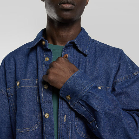 Dickies Men's Mechanic Denim Shirt Raw DK0A8CJ9RAW