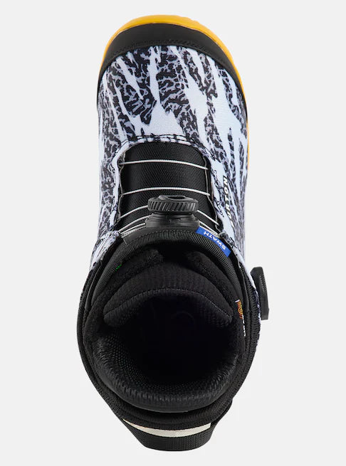 Load image into Gallery viewer, Burton Men&#39;s Swath BOA® Snowboard Boots Zebra/Goldenrod 13178010961
