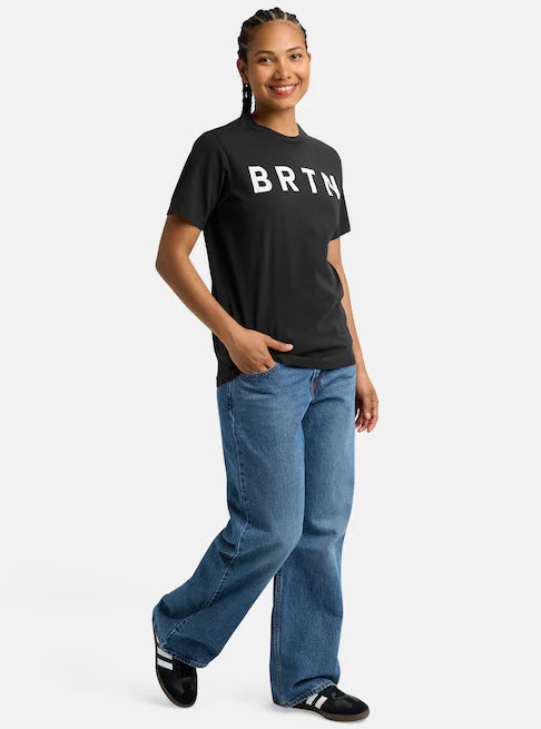 Load image into Gallery viewer, Burton Unisex BRTN Short Sleeve T-Shirt True Black 203751CA04
