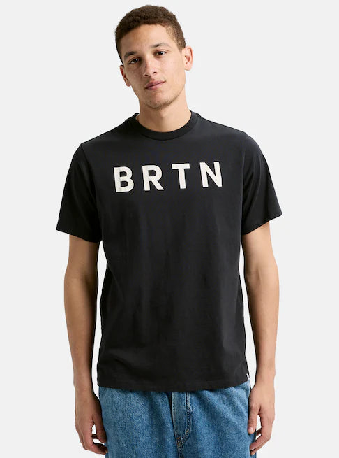 Burton Unisex BRTN Short Sleeve T-Shirt True Black 203751CA04