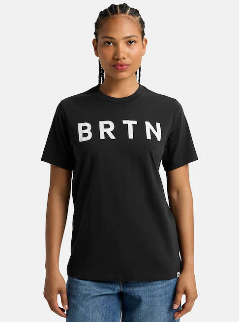 Burton Unisex BRTN Short Sleeve T-Shirt True Black 203751CA04