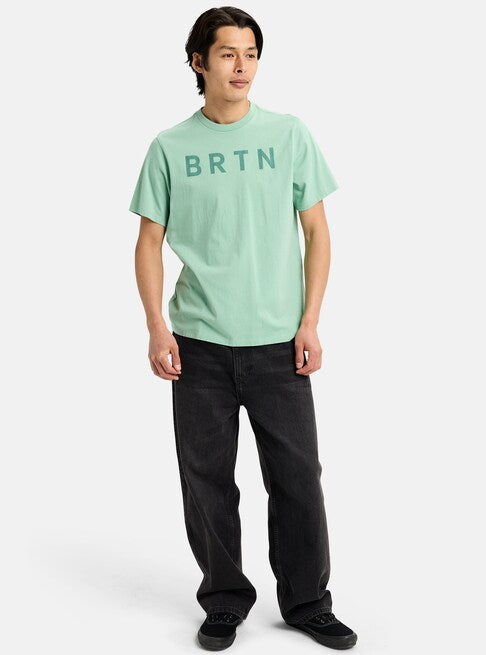 Burton Unisex BRTN Short Sleeve T-Shirt Soft Sage 203751CEWV
