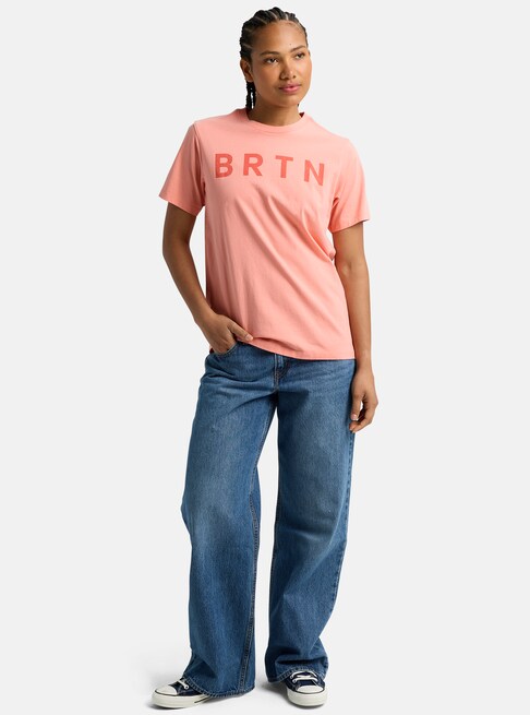Burton Unisex BRTN Short Sleeve T-Shirt Sunrise Coral 203751CEYV
