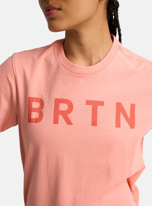 Load image into Gallery viewer, Burton Unisex BRTN Short Sleeve T-Shirt Sunrise Coral 203751CEYV
