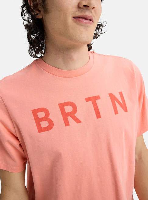 Burton Unisex BRTN Short Sleeve T-Shirt Sunrise Coral 203751CEYV