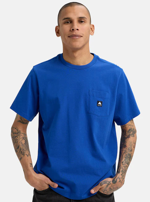Load image into Gallery viewer, Burton Unisex Colfax Short Sleeve T-Shirt Jake Blue 203851A29O
