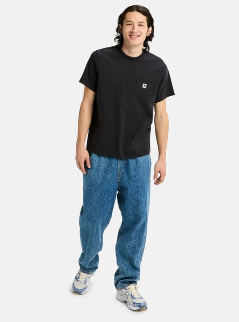 Burton Unisex Colfax Short Sleeve T-Shirt True Black 203851AA04