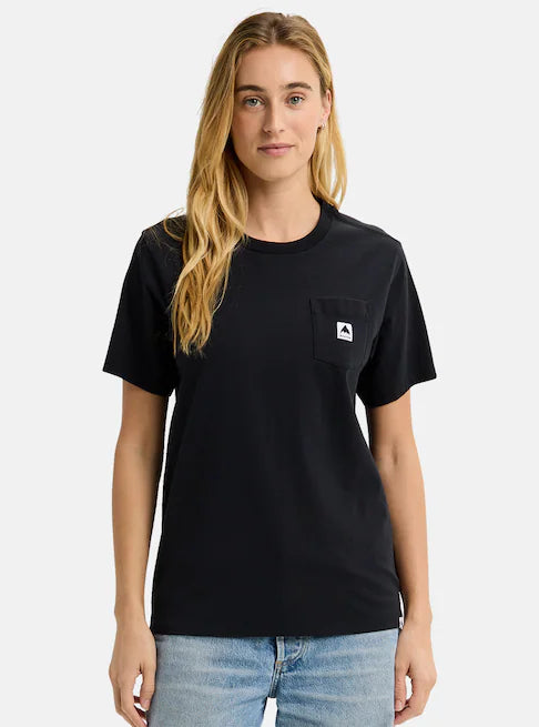 Load image into Gallery viewer, Burton Unisex Colfax Short Sleeve T-Shirt True Black 203851AA04
