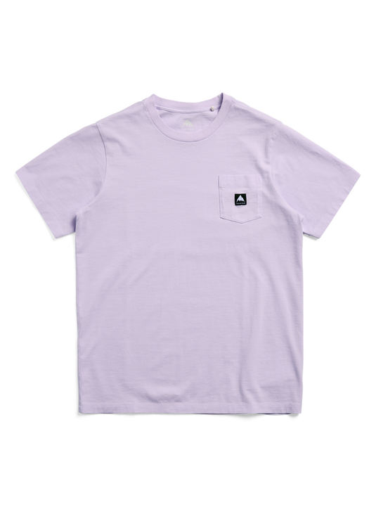Burton Unisex Colfax Short Sleeve T-Shirt Moondust Purple 203851AE9G
