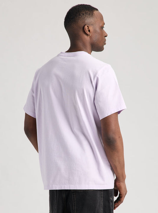 Burton Unisex Colfax Short Sleeve T-Shirt Moondust Purple 203851AE9G