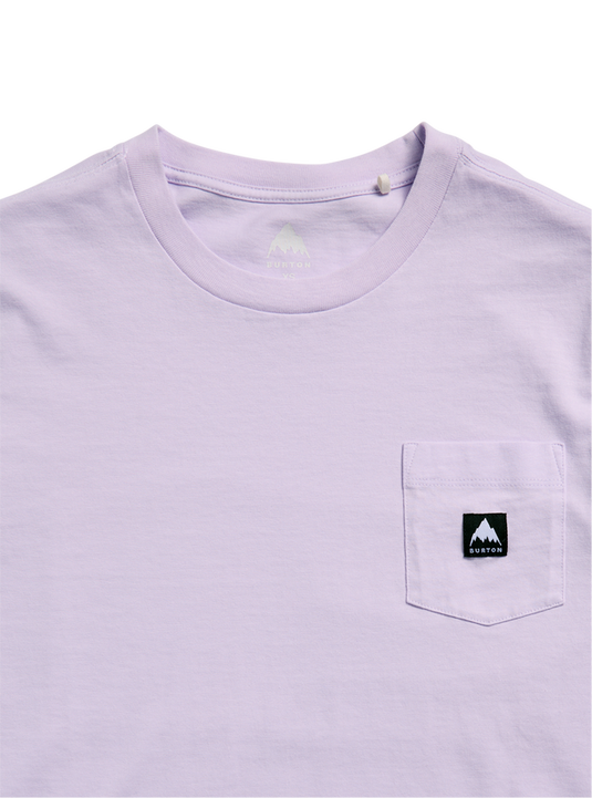 Burton Unisex Colfax Short Sleeve T-Shirt Moondust Purple 203851AE9G