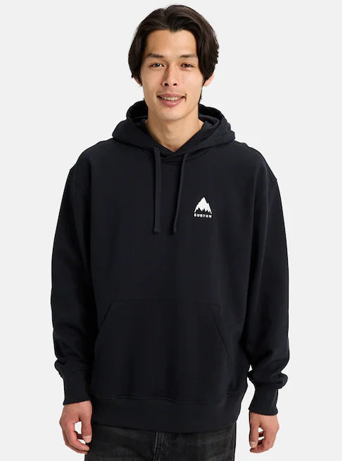 Load image into Gallery viewer, Burton Unisex Mountain Pullover Hoodie True Black 203891BA04
