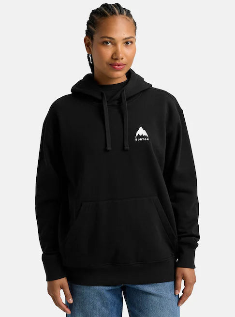 Load image into Gallery viewer, Burton Unisex Mountain Pullover Hoodie True Black 203891BA04
