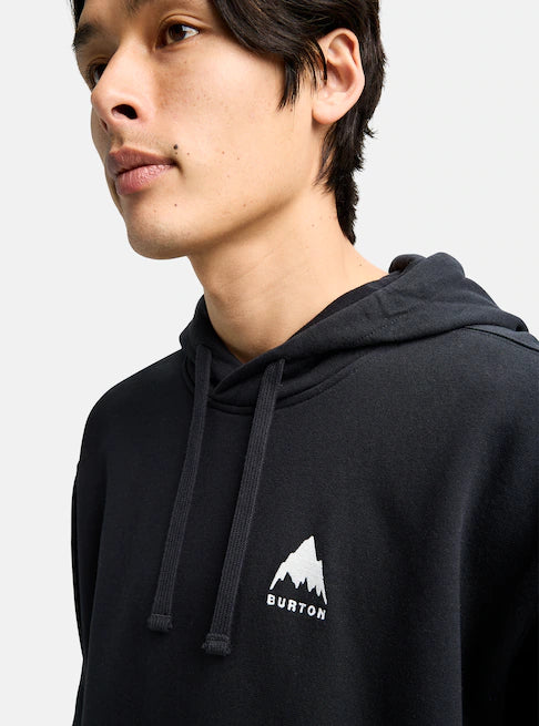 Load image into Gallery viewer, Burton Unisex Mountain Pullover Hoodie True Black 203891BA04
