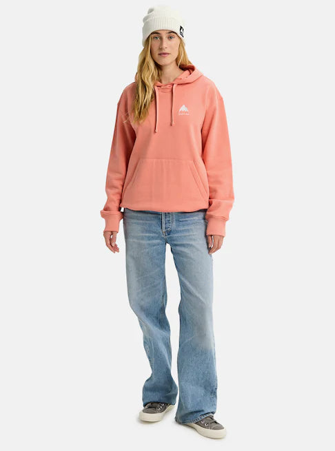 Burton Unisex Mountain Pullover Hoodie Sunrise Coral 203891BEYV