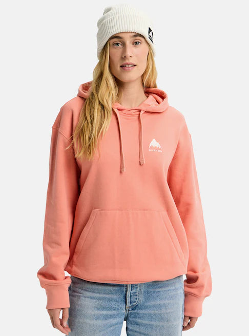 Burton Unisex Mountain Pullover Hoodie Sunrise Coral 203891BEYV