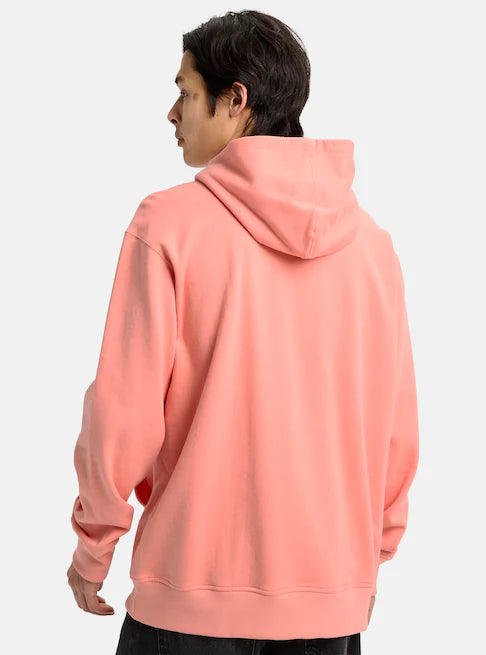 Load image into Gallery viewer, Burton Unisex Mountain Pullover Hoodie Sunrise Coral 203891BEYV
