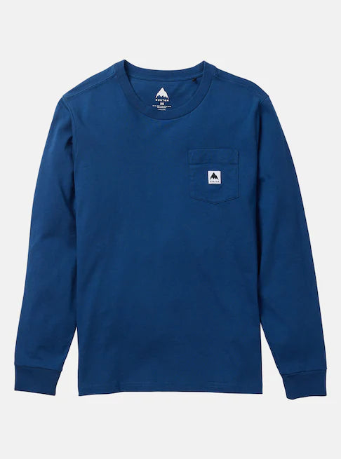 Load image into Gallery viewer, Burton Unisex Colfax Long Sleeve T-Shirt Nightfall 2039318ABG
