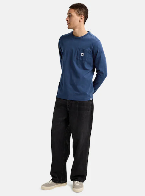 Burton Unisex Colfax Long Sleeve T-Shirt Nightfall 2039318ABG