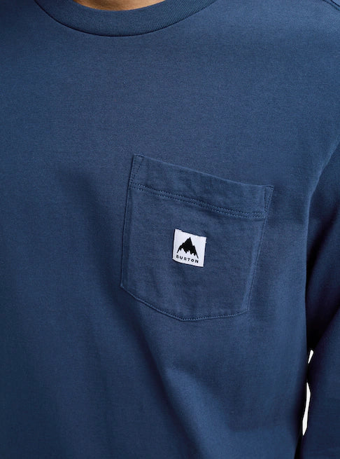 Load image into Gallery viewer, Burton Unisex Colfax Long Sleeve T-Shirt Nightfall 2039318ABG
