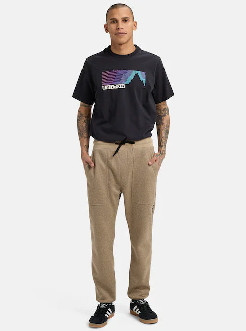 Load image into Gallery viewer, Burton Men&#39;s Oak Fleece Pants Summit Taupe Heather 2059419EYR
