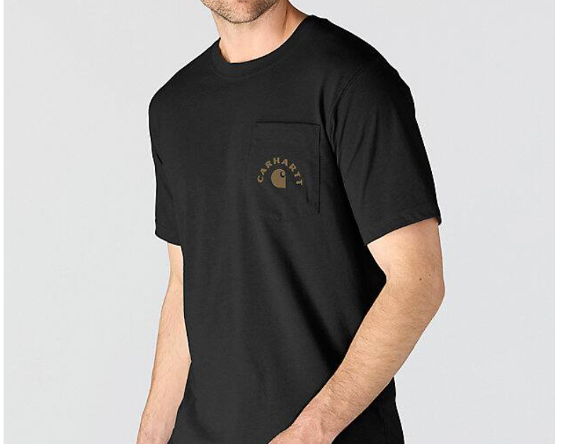 Load image into Gallery viewer, Carhartt Men's Irvine Relaxed Work T-Shirt Black 107317-N04
