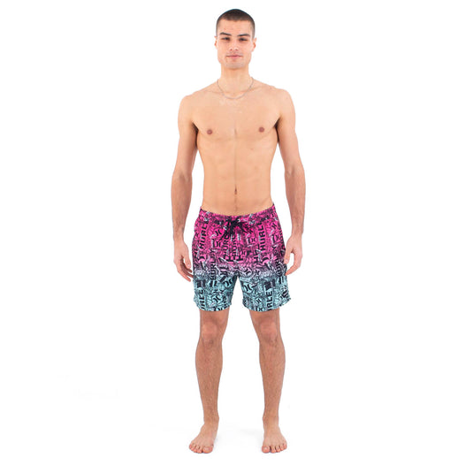Hurley Men's 25th S1 Cannonball Volley 17" Boardshorts Multi MBS0011940-H010