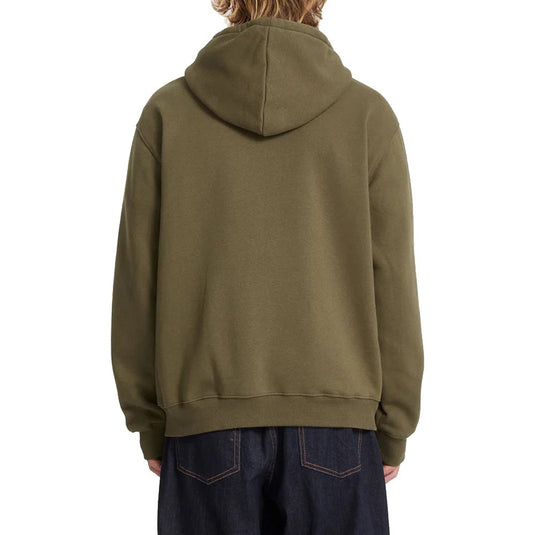 Volcom Men's Single Stone Hoodie Sage Leaf A4112514-SLE