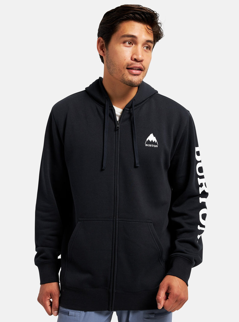 Load image into Gallery viewer, Burton Men&#39;s Elite Full-Zip Hoodie True Black 21381102001
