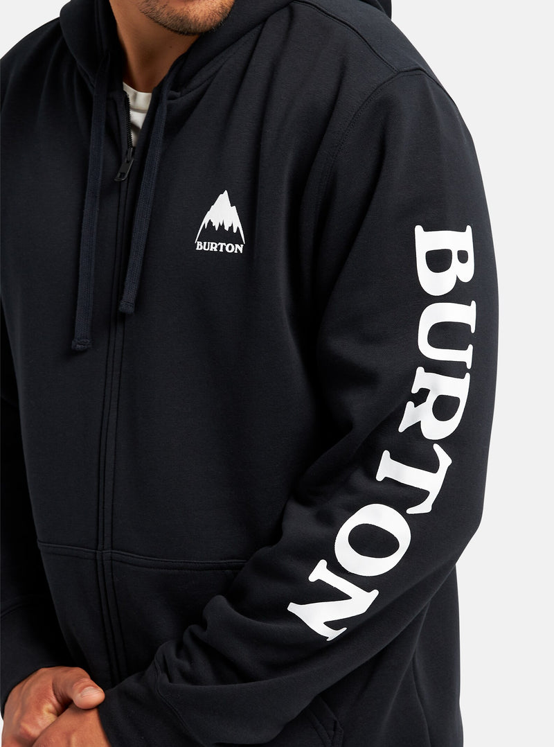 Load image into Gallery viewer, Burton Men&#39;s Elite Full-Zip Hoodie True Black 21381102001
