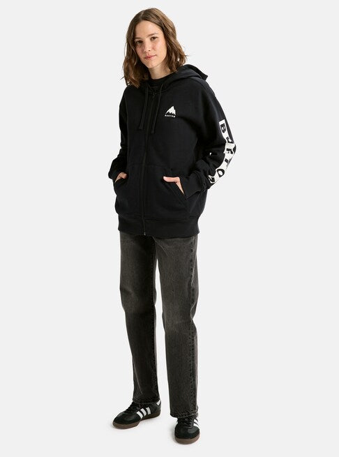 Burton Unisex Elite Full-Zip Hoodie True Black 2138117A04