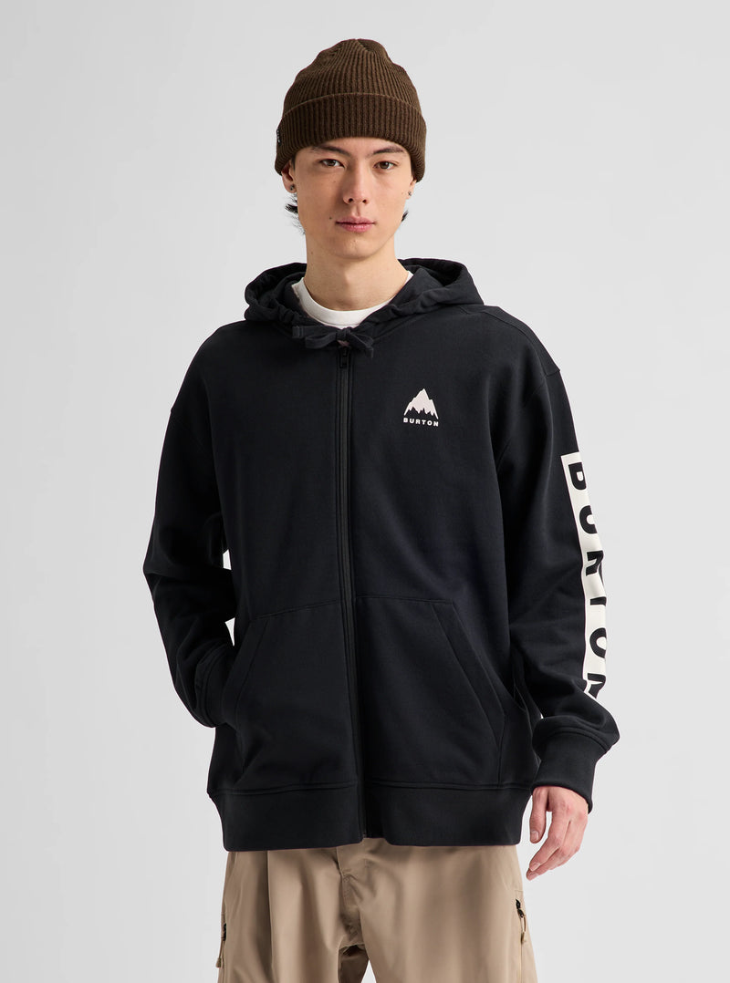 Load image into Gallery viewer, Burton Men's Elite Full-Zip Hoodie True Black 2138117A04

