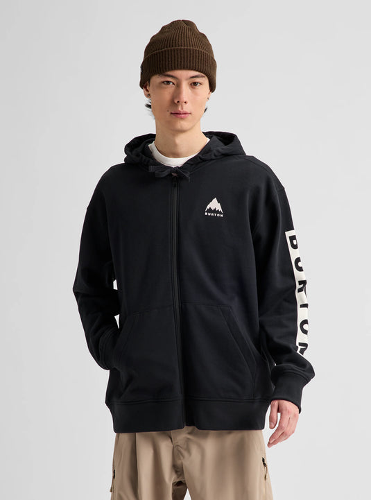Burton Men's Elite Full-Zip Hoodie True Black 2138117A04