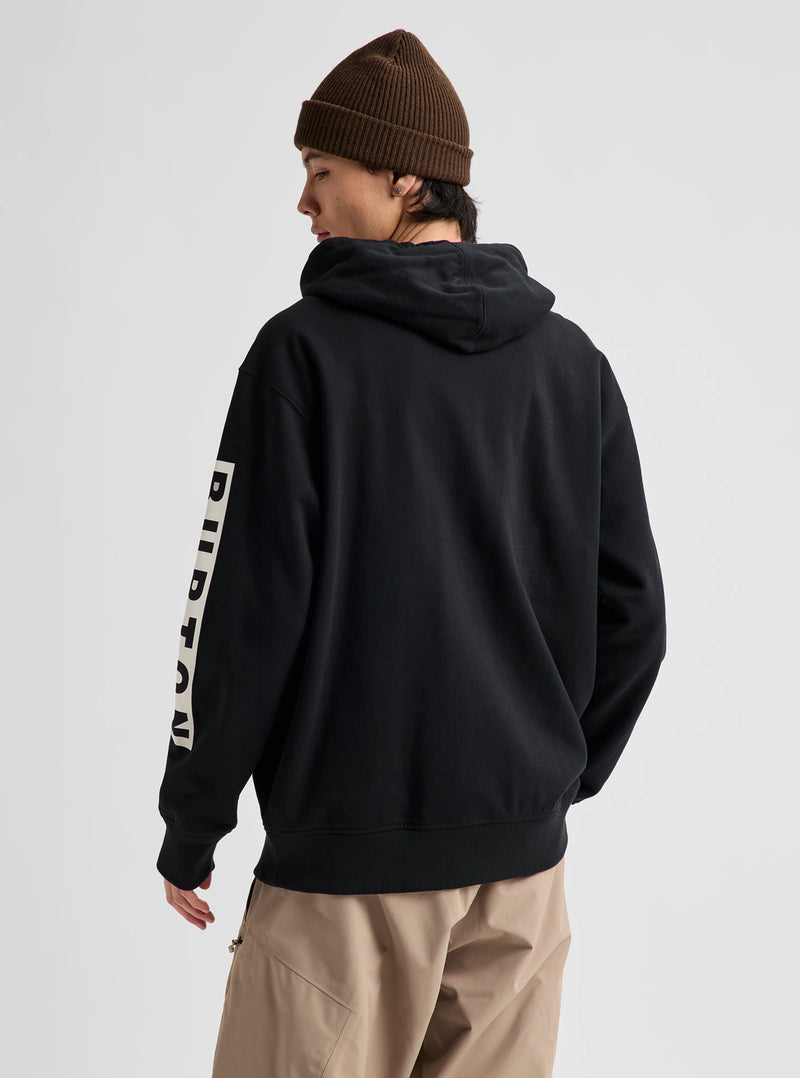 Load image into Gallery viewer, Burton Men's Elite Full-Zip Hoodie True Black 2138117A04
