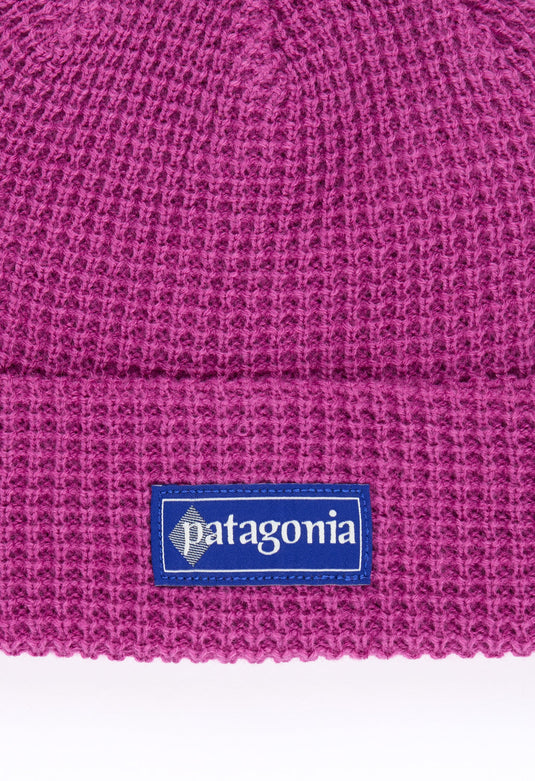 Patagonia Unisex Snowdrifter Beanie Hut Tripper Label/Amaranth Pink 33385-HLBA