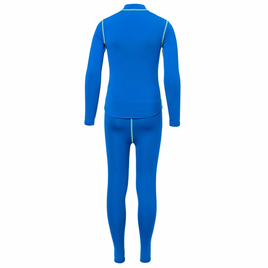 Brille Kid's Warm Base Layer Set Blue SD231106-BLU